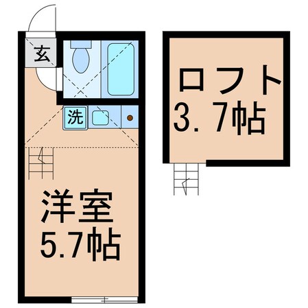 西横浜駅 徒歩13分 2階の物件間取画像